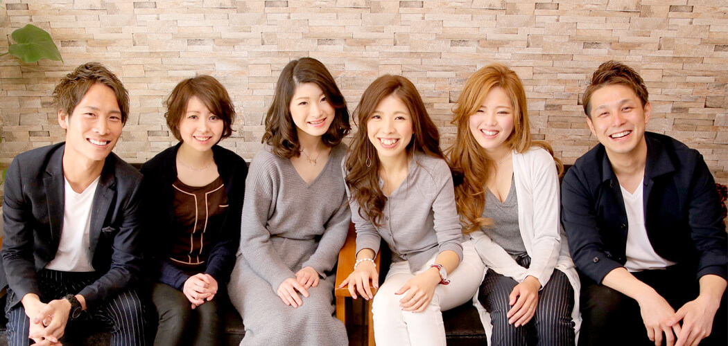 南森町の美容師求人に関しての集合写真